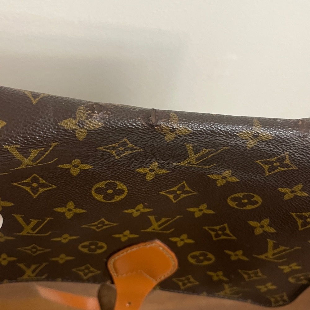 Louis Vuitton crossbody Cartouchière   1989 beautiful condition painted vachetta - Picture 10 of 16